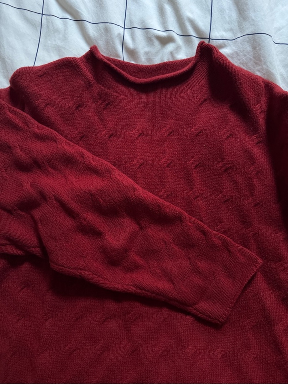 Banana Republic Women's Crewneck Sweater - Deep Red